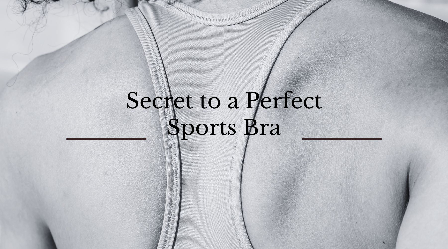 How To Choose the Perfect Sports Bra
