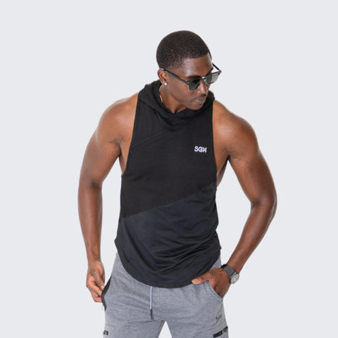 On Track Sleeveless Hoodie - SGH Apparel