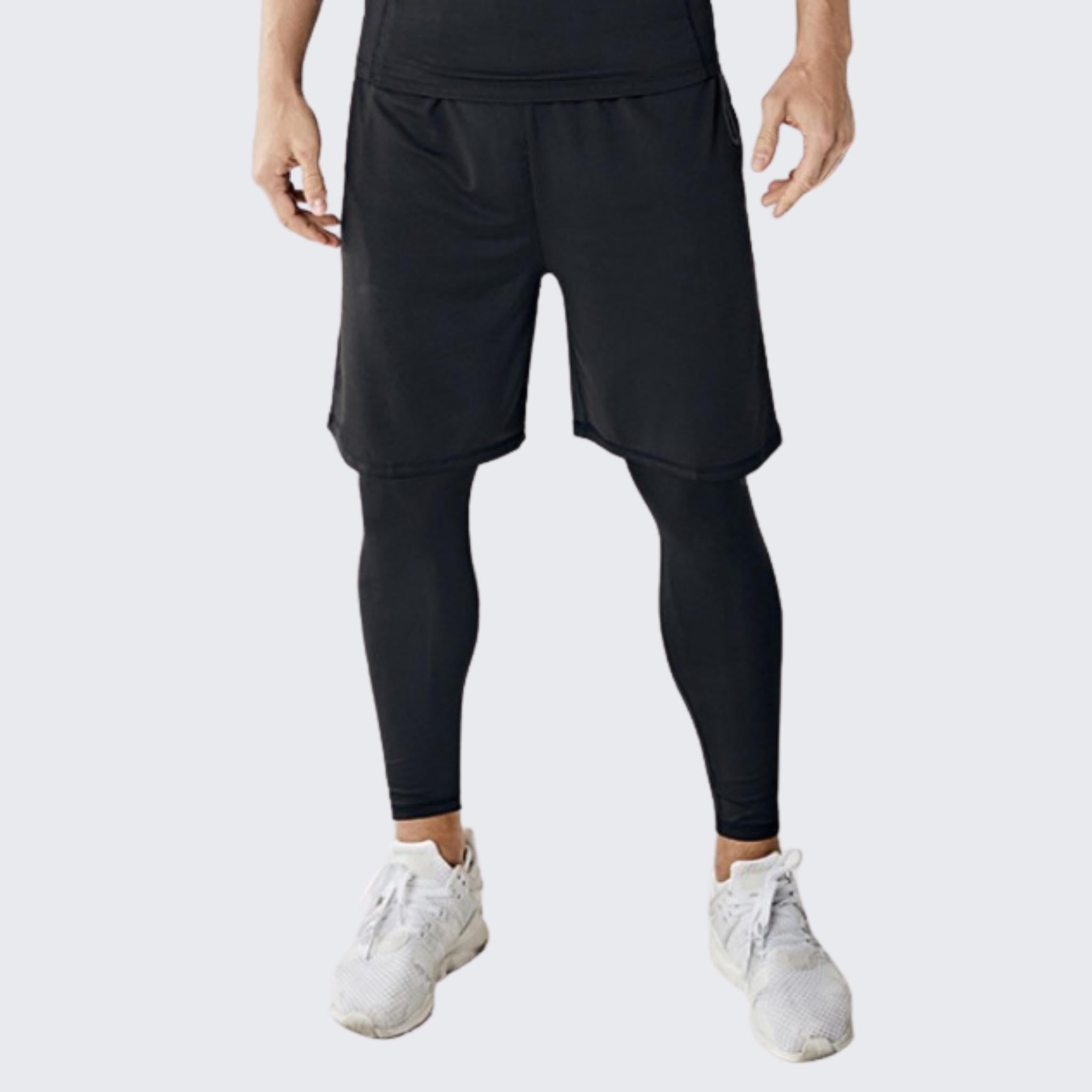 TESLA Compression Pants Mens 2XL Cool Dry Base Layer Black Sports Running  Yoga | eBay