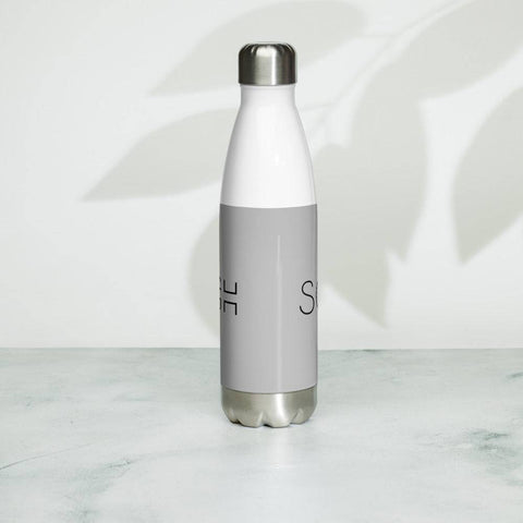 Grey Stainless Steel Water Bottle - SGH Apparel